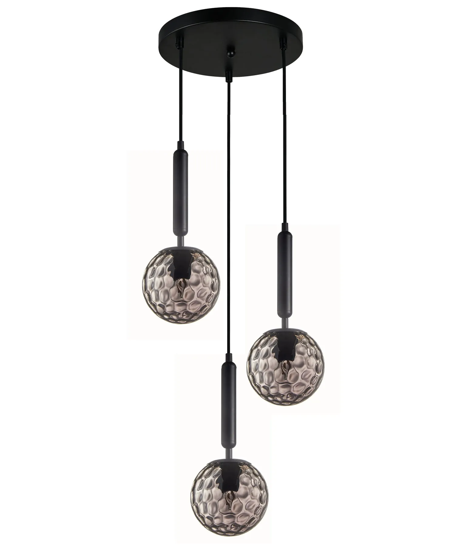 CLA TRATTINO Interior 3 Light Round Spherical Glass Pendant