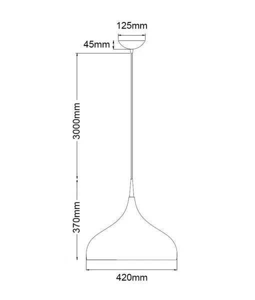 CLA Zara Dome Shape Pendant Lights