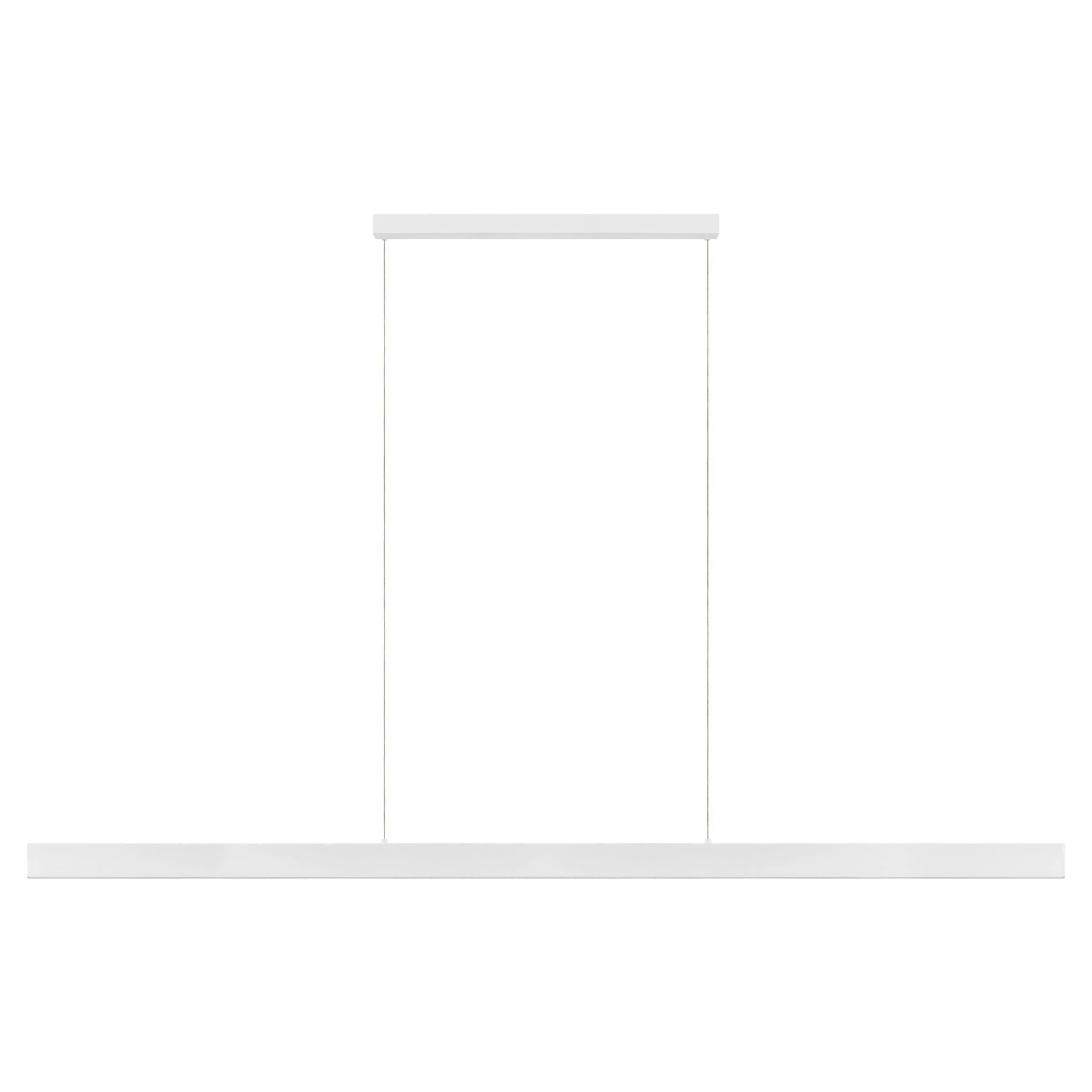 Climene 2 42W Tri Coloured LED Linear Pendant Matt White
