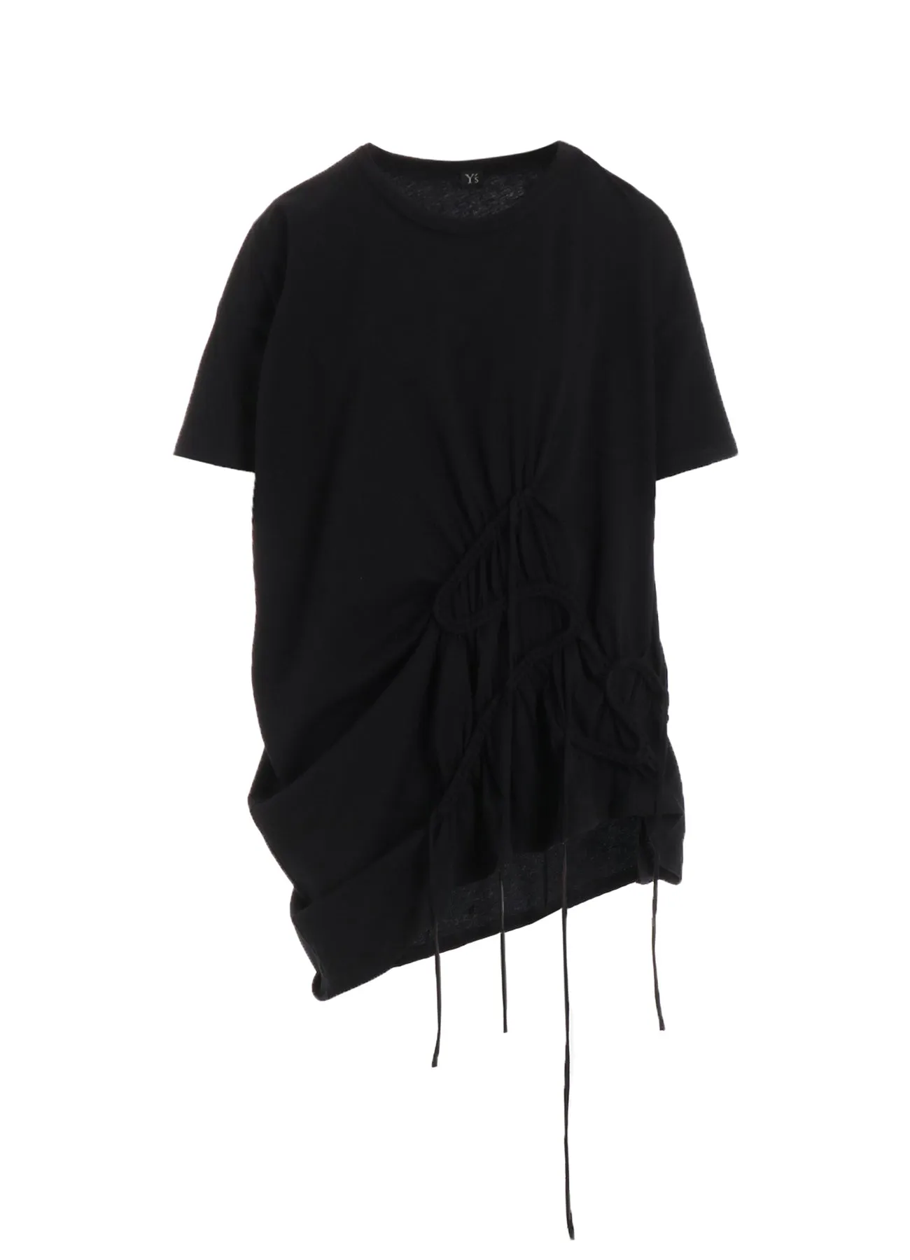 COTTON JERSEY CHAIN STITCH T