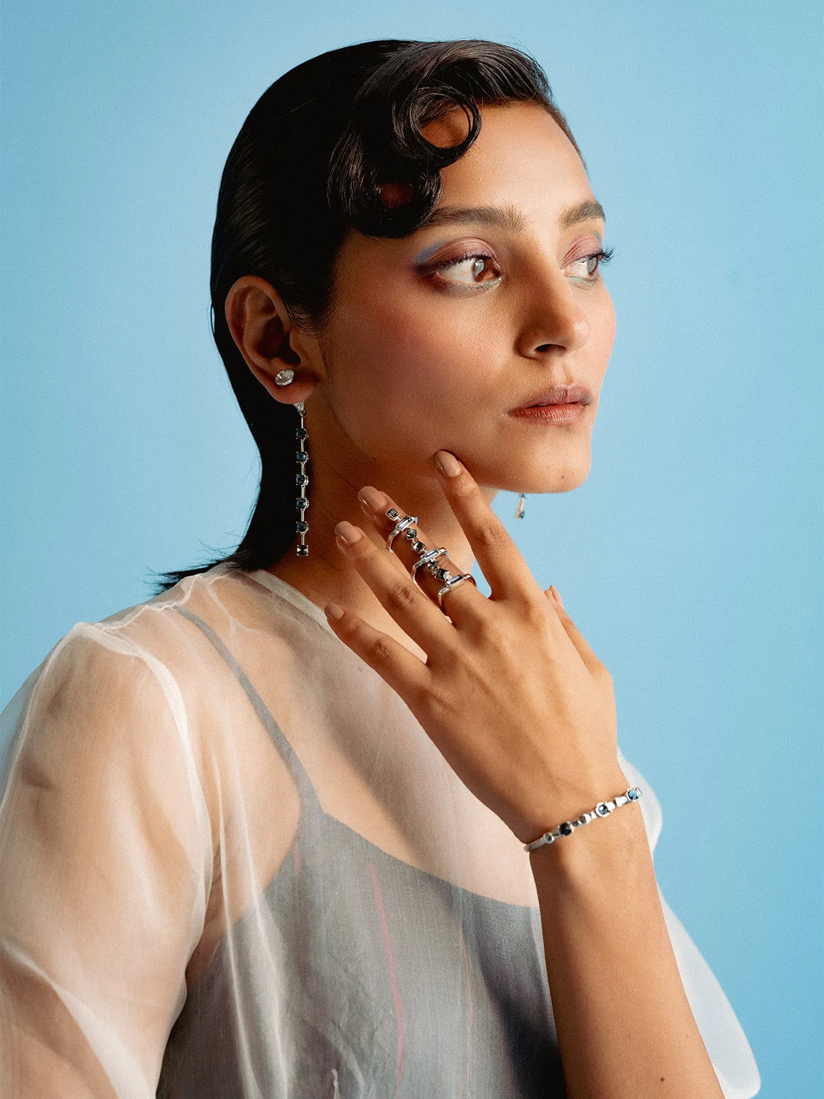 Crystal Kada Bracelet