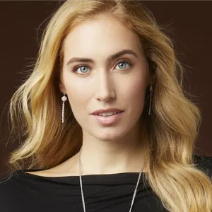 Dimple Disc Chain Dangle Earrings