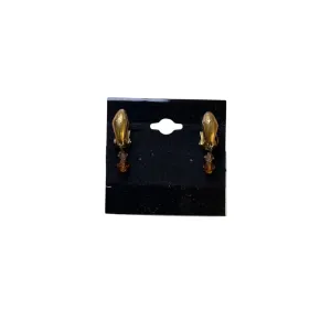 Earrings Designer By Swarovski In Orange