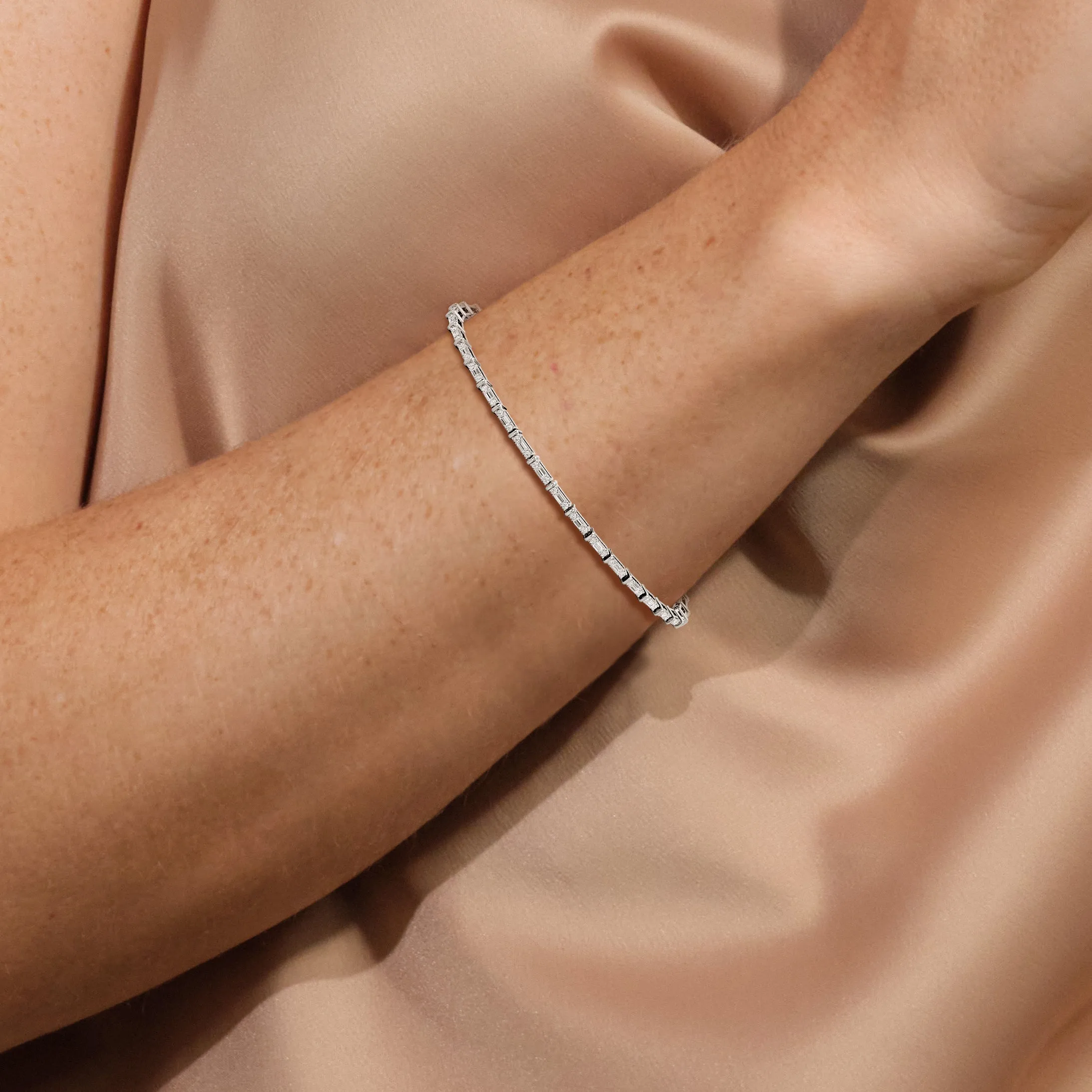 East West BaguetteTennis Bracelet