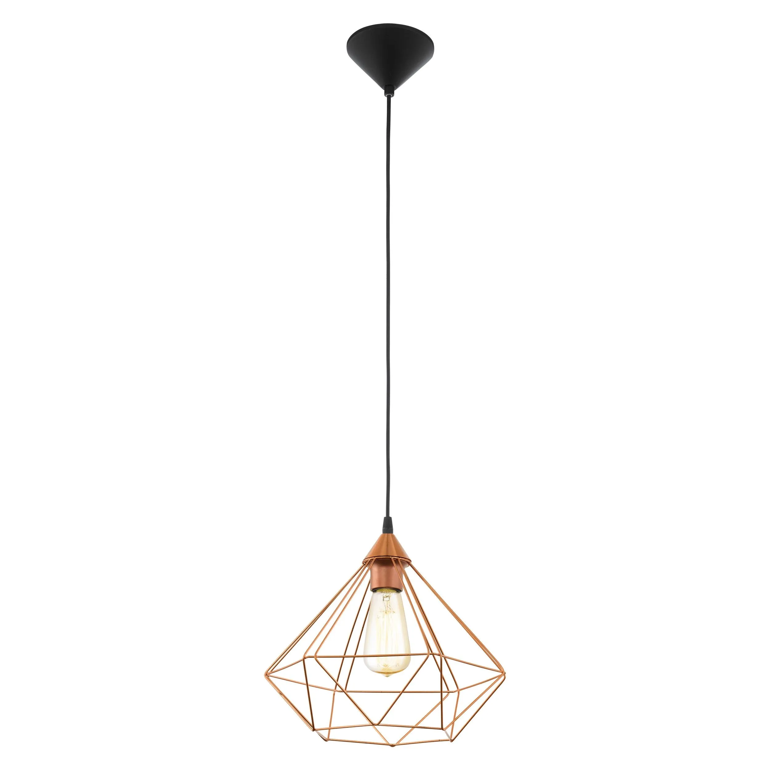 Eglo Lighting TARBES pendant light Pair with LED filament globes