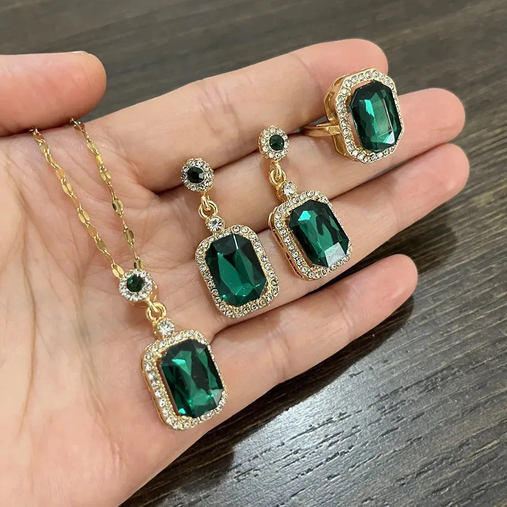 Elegant Pearl Necklaces and Earrings Choker Jewelry Set