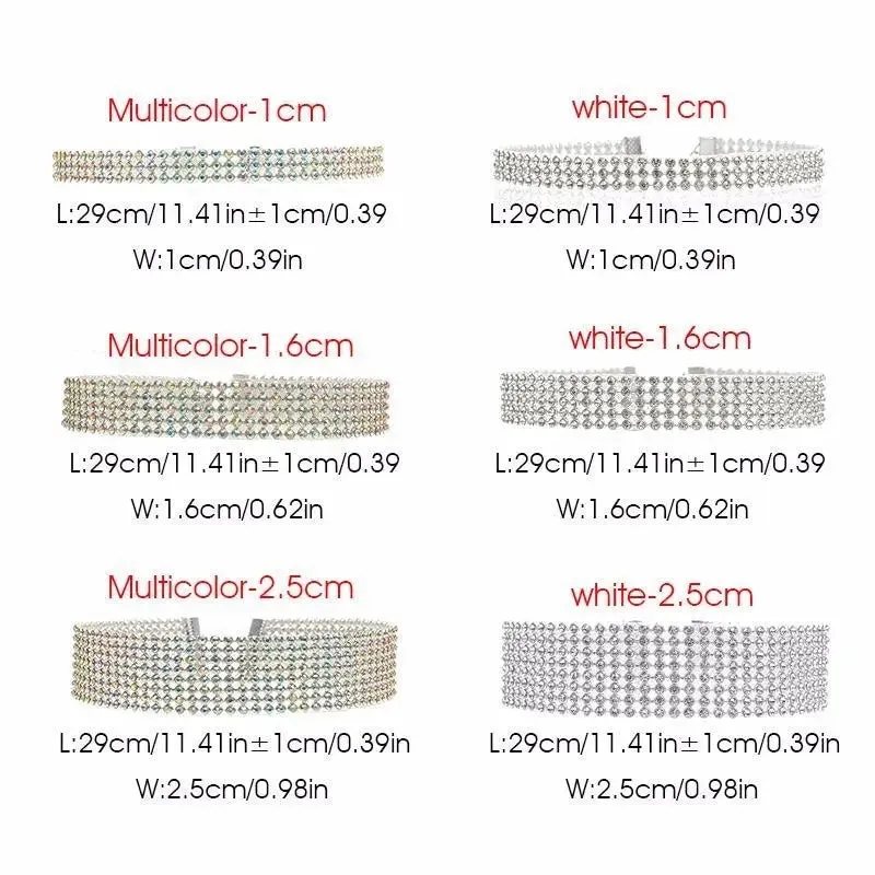Elegant Rhinestone Choker Necklace