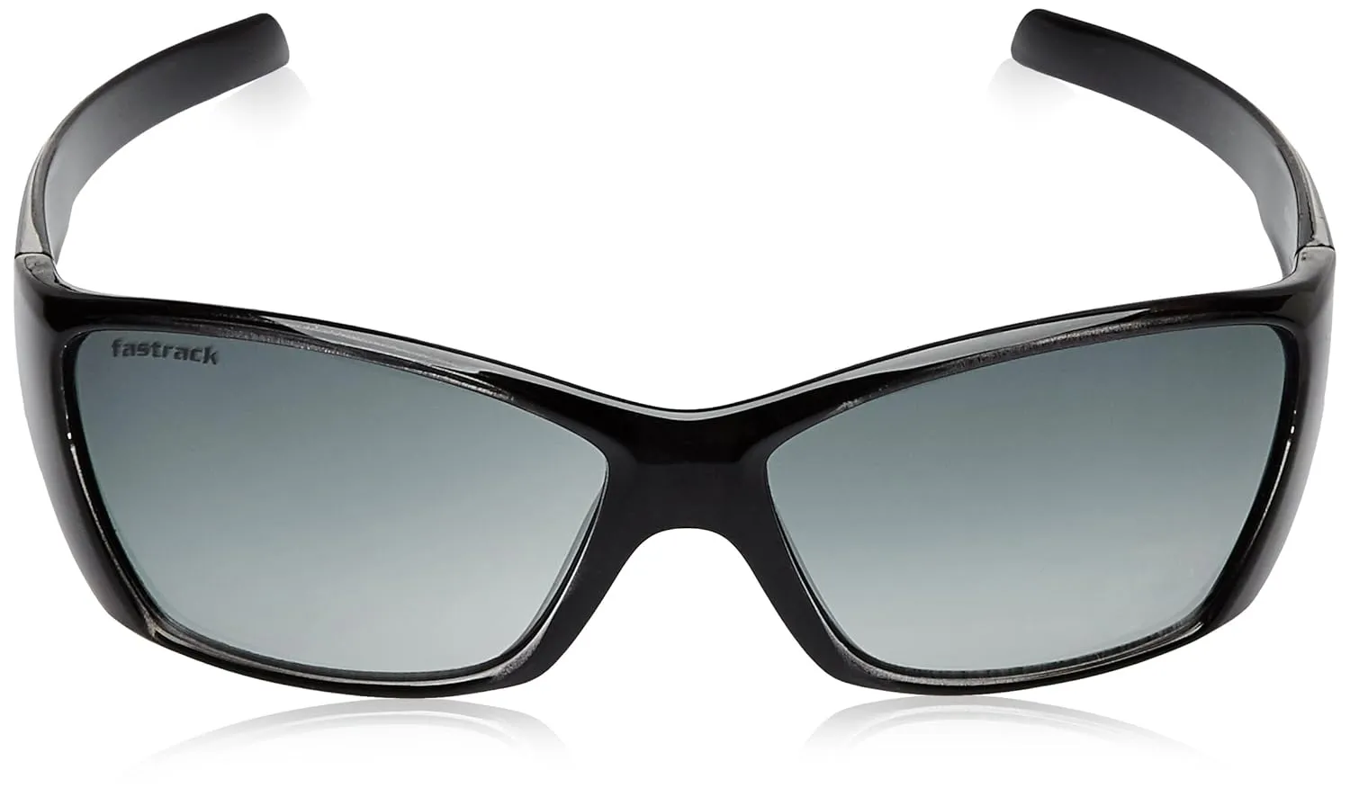 Fastrack Men's 100% UV protected Black Lens Square Sunglasses