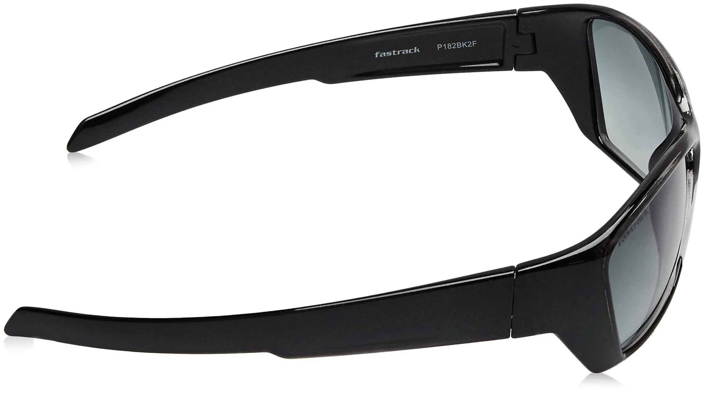 Fastrack Men's 100% UV protected Black Lens Square Sunglasses