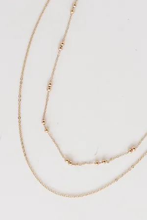FINAL SALE - Nora Gold Layered Chain Necklace