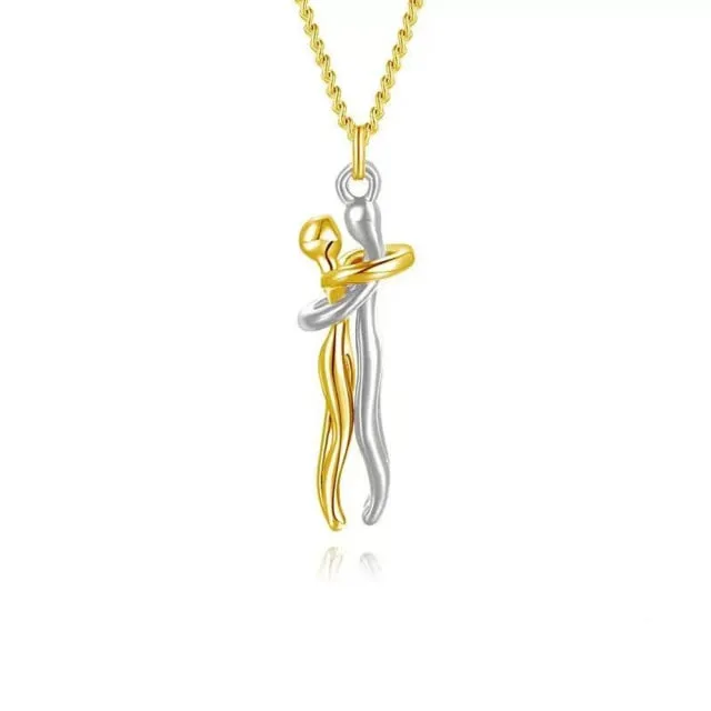 Forever Hug Couples Necklace