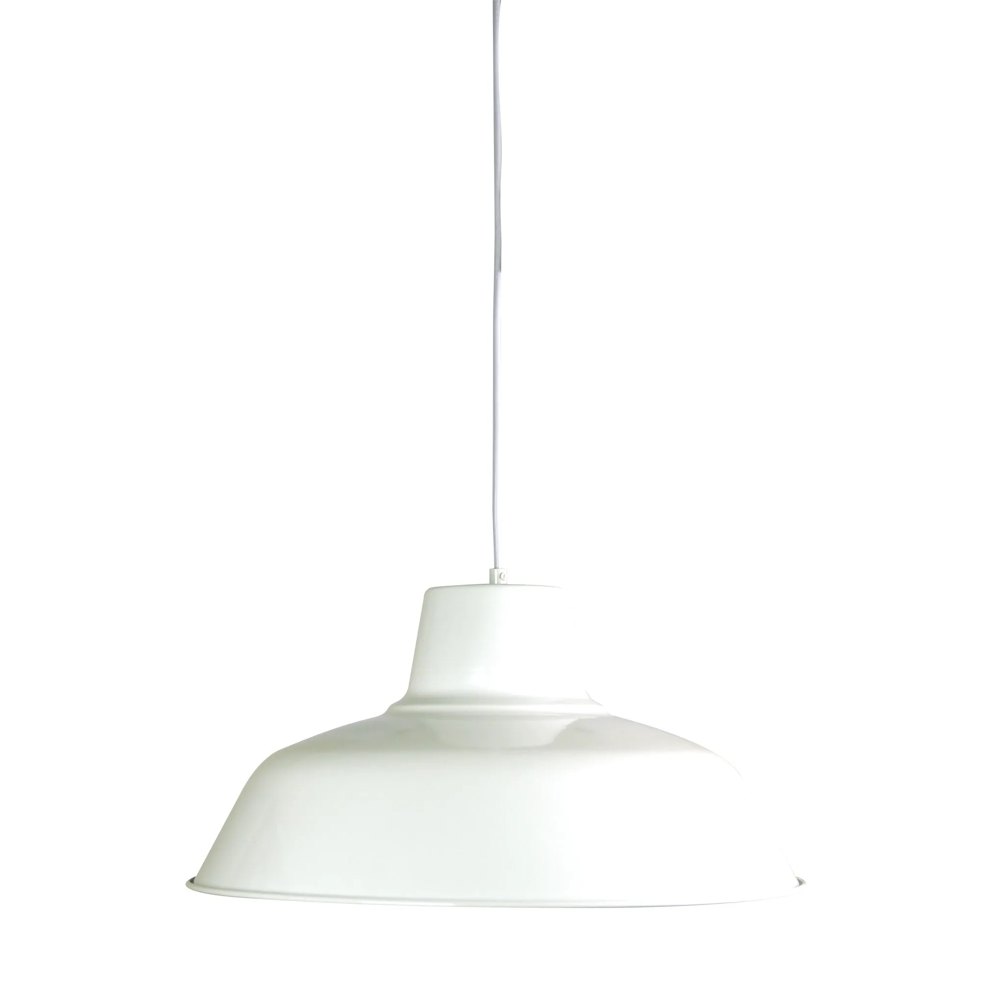 Forge Single Pendant White