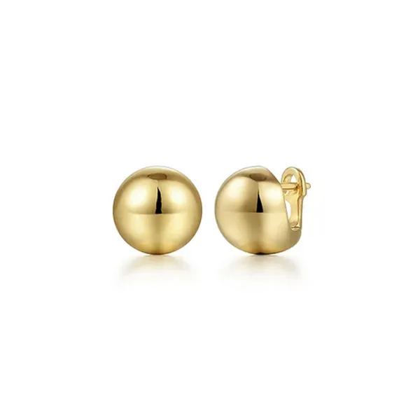 Gabriel Gold Round Huggie Earrings