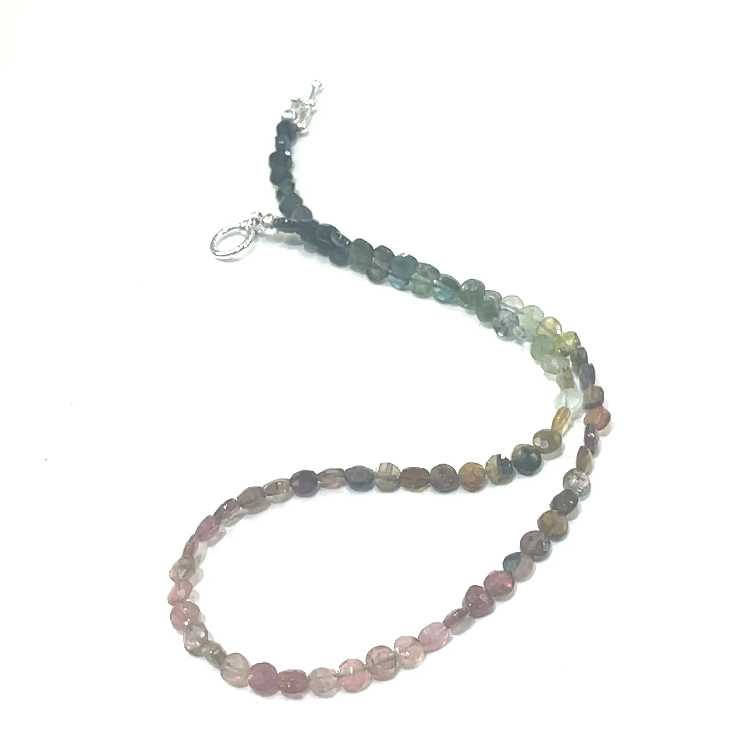 Genuine Watermelon Tourmaline gemstone necklaces