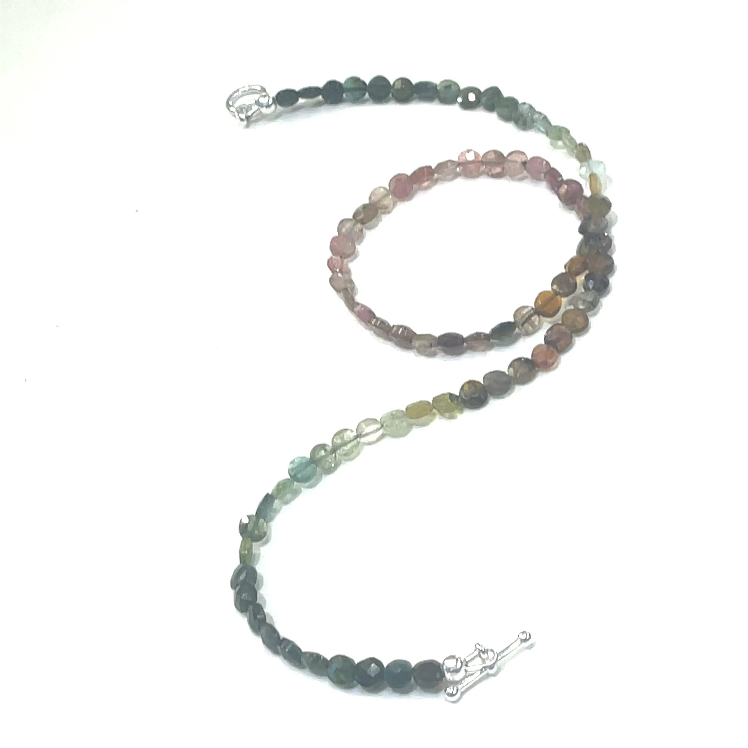 Genuine Watermelon Tourmaline gemstone necklaces