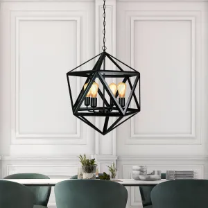 Geo 4 Pendant Matt Black