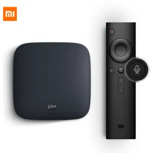 [Global Version] Xiaomi Mi Tv Box 3 Android Mi Box3 4K 60fps Amlogic Quad Core Xiaomi Box 3 Cortex-A53 Mali-450 2GB 2.4/ 5G WIFI
