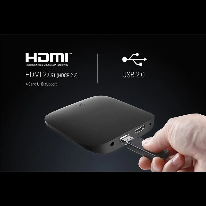 Global Xiaomi Mi TV Box 3 Android 6.0 TV Box Set-top Smart TV Box 2G/8G 4K HDR WIFI Youtube Netflix IPTV DTS Dolby Media Player