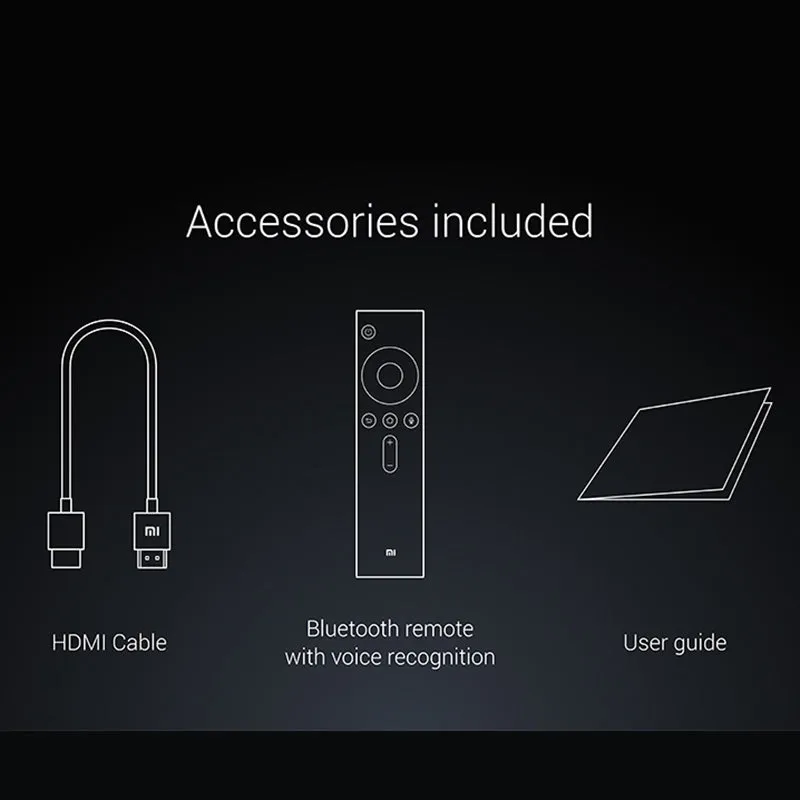 Global Xiaomi Mi TV Box 3 Android 6.0 TV Box Set-top Smart TV Box 2G/8G 4K HDR WIFI Youtube Netflix IPTV DTS Dolby Media Player