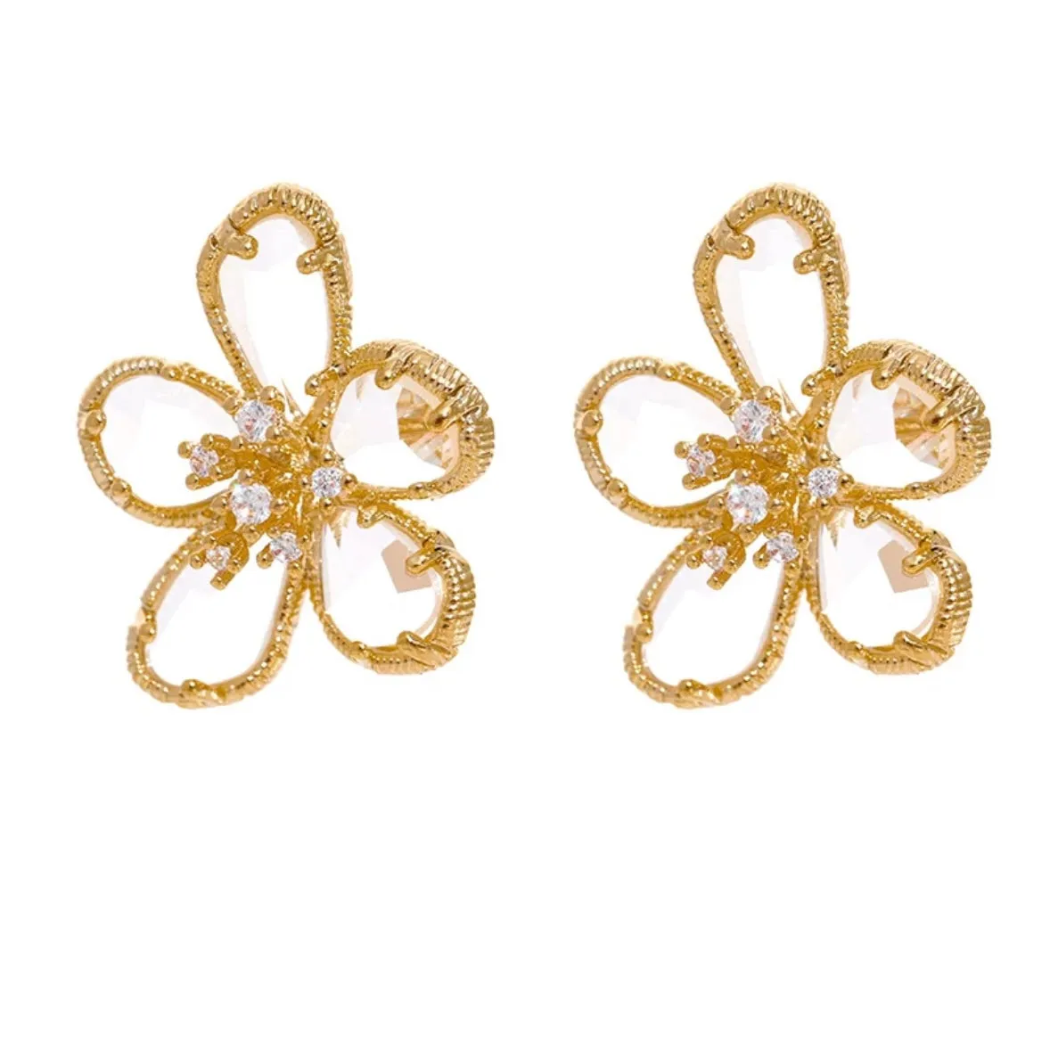 Golden Bloom Studs