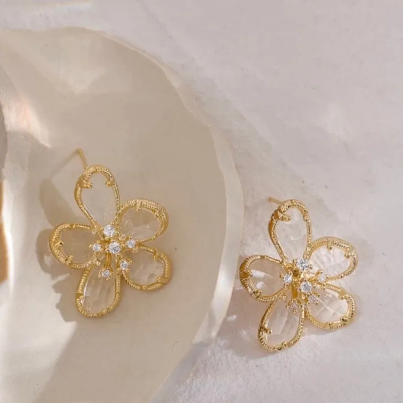 Golden Bloom Studs
