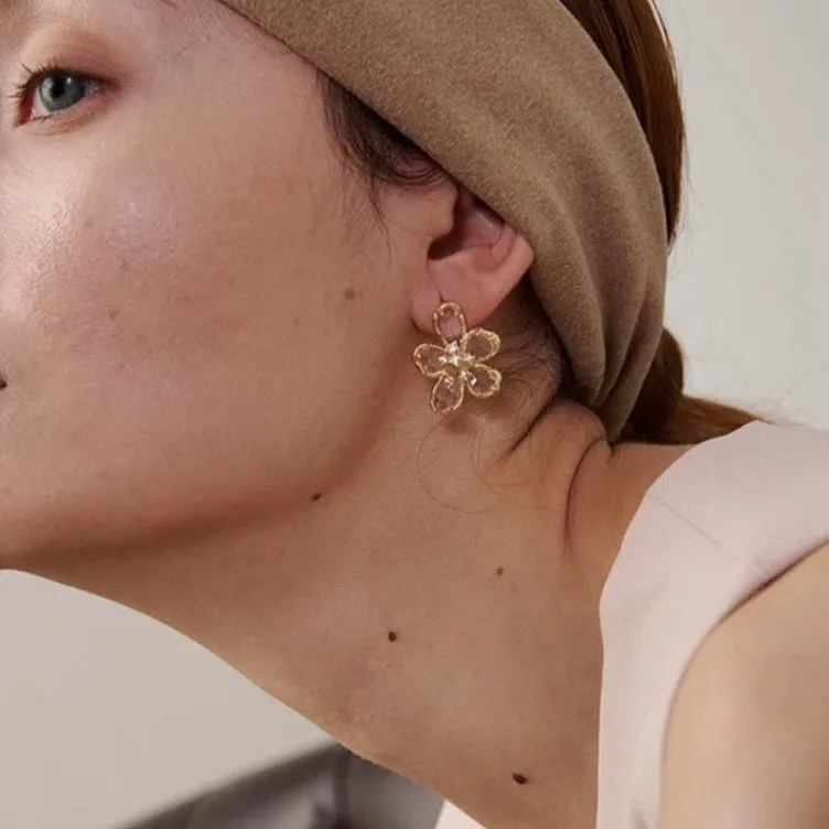 Golden Bloom Studs