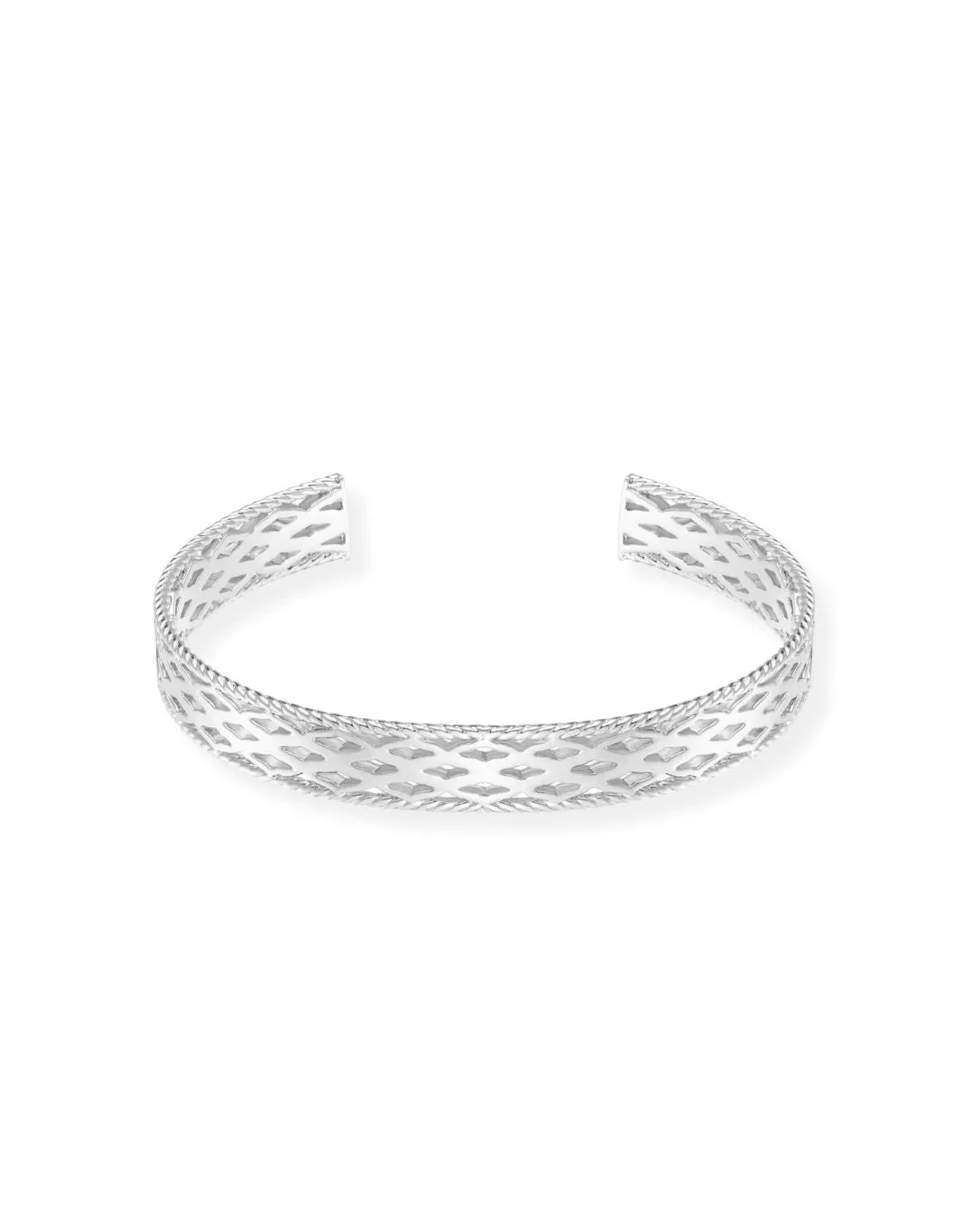 Graceful Mini Cuff Bracelet in Silver