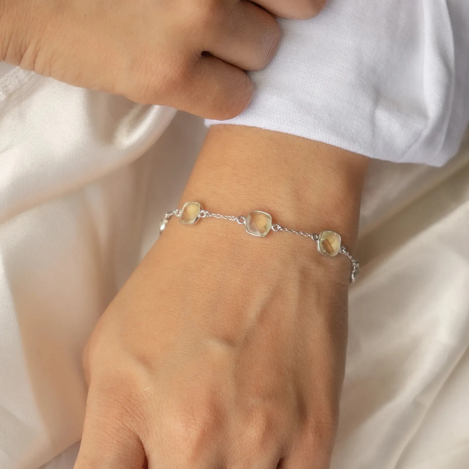 Graceful Touch Lemon Quartz Bracelet