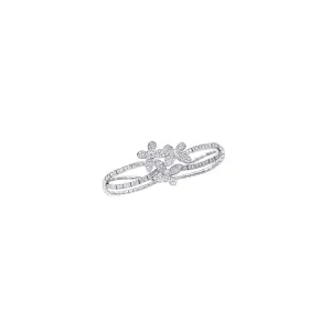 GRAFF Triple pavé Butterfly Collection round and marquise diamond bracelet