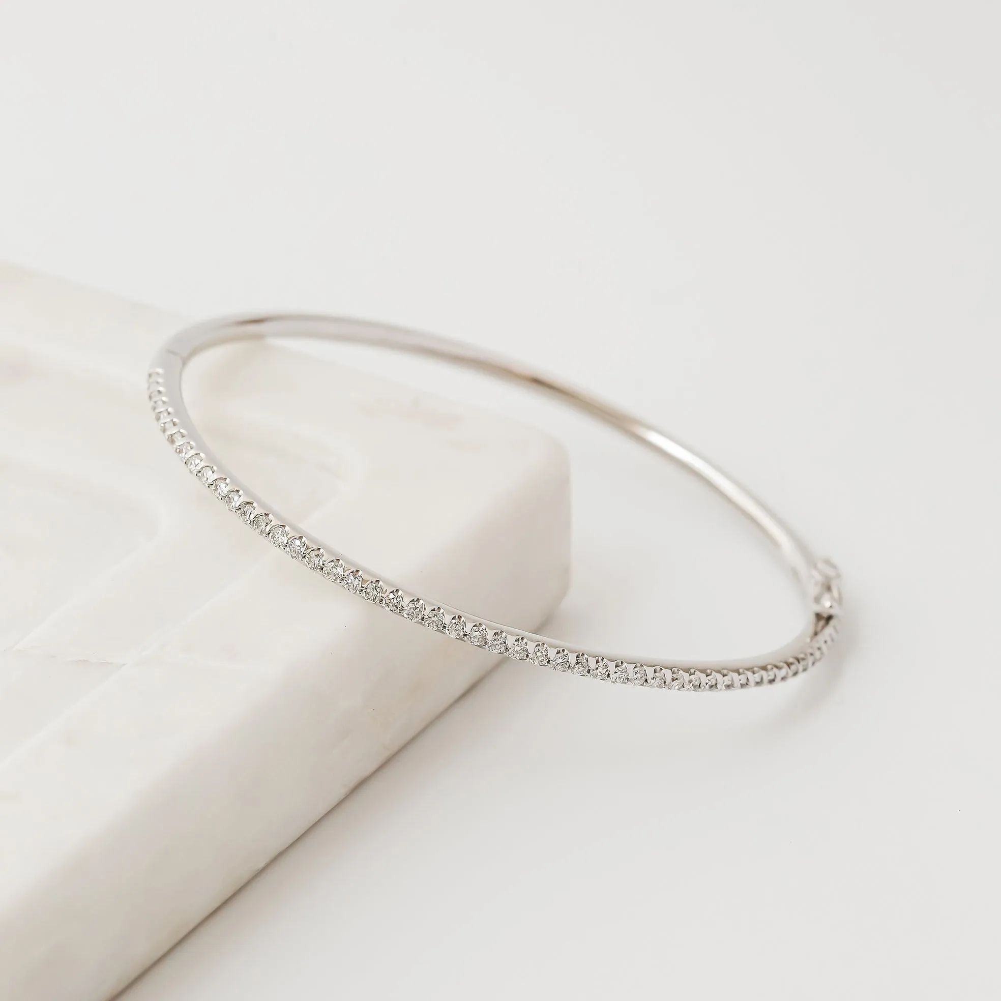 Half Eternity 7" Oval Bangles