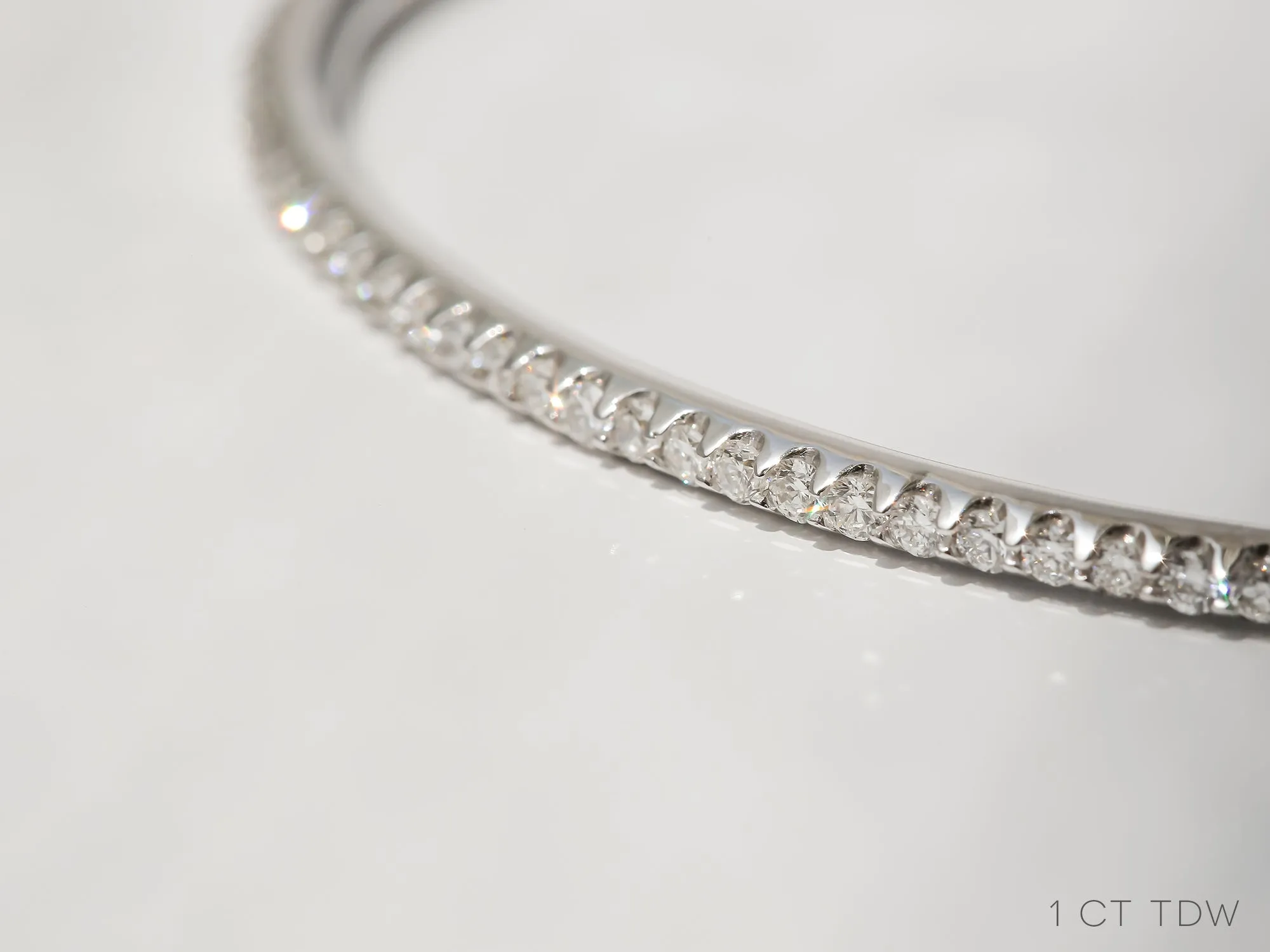Half Eternity 7" Oval Bangles