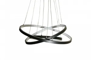Halo 3 Tier LED Pendant Light Small - Black