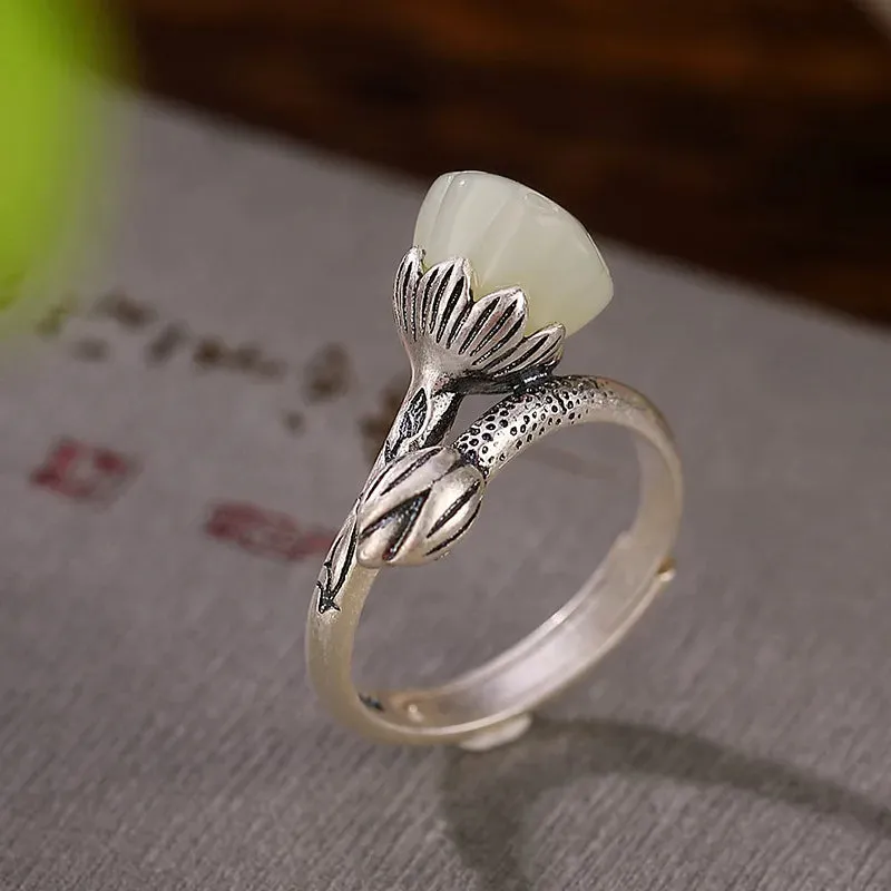 Handmade Vivid Lotus Roots Bangles