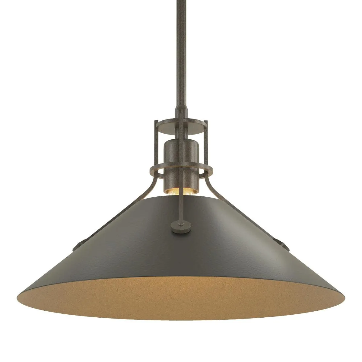 Henry 14 in. Pendant Light Dark Smoke finish