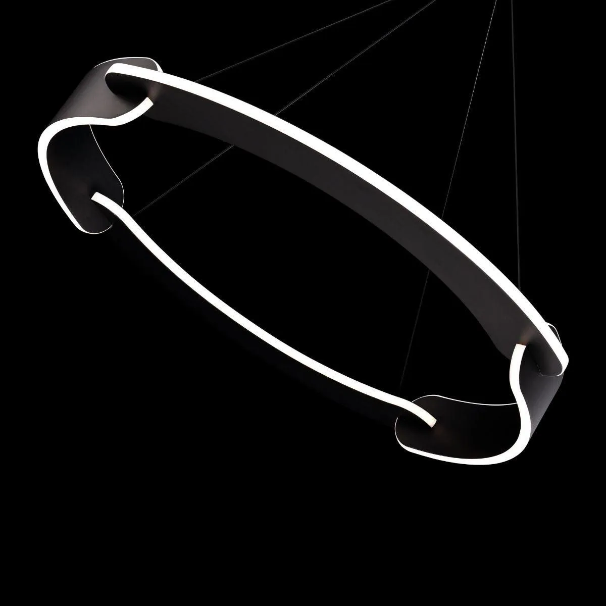 Ilios 32 in. LED Pendant Light Black finish