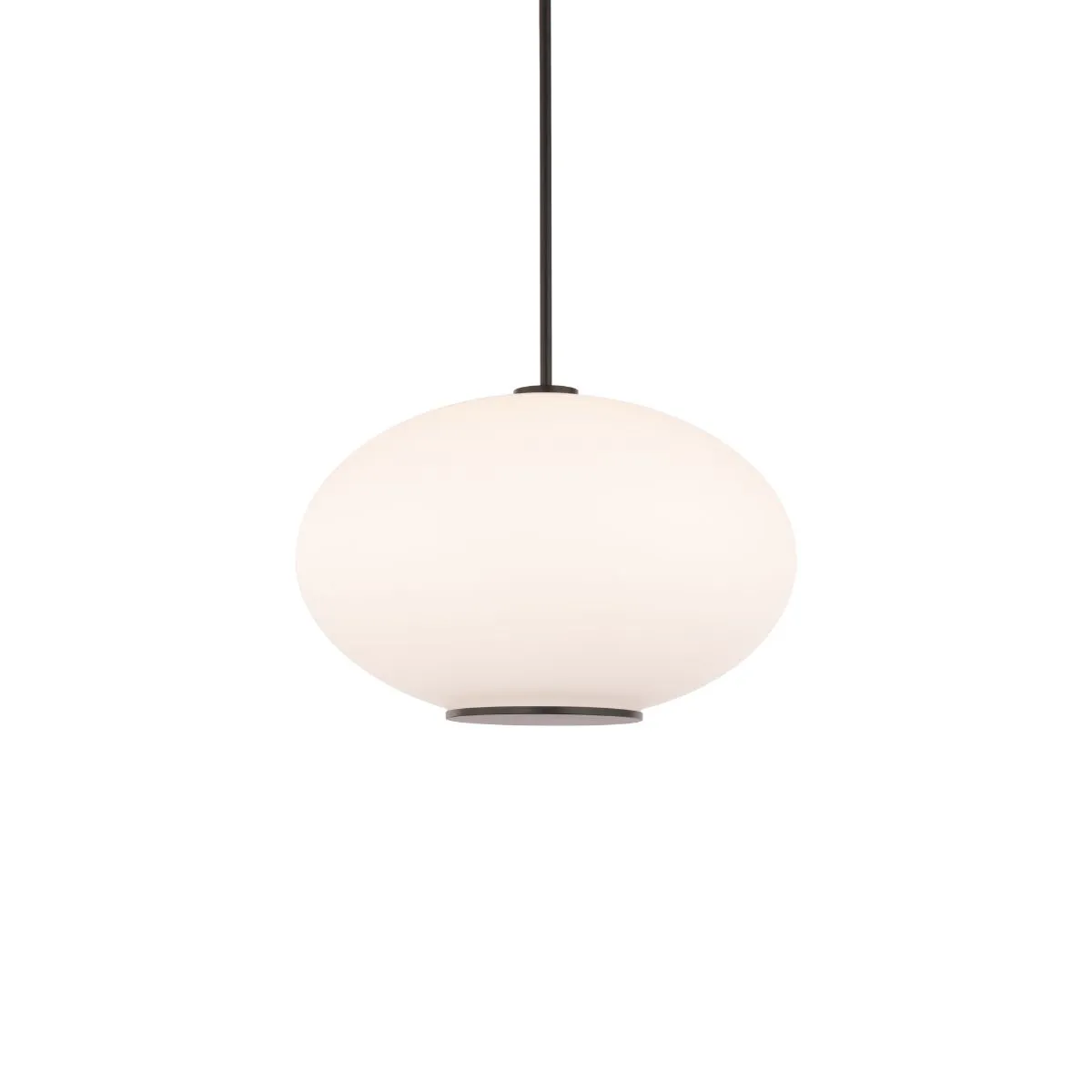 Illusion 16 in. LED Pendant Light 3000K Black finish