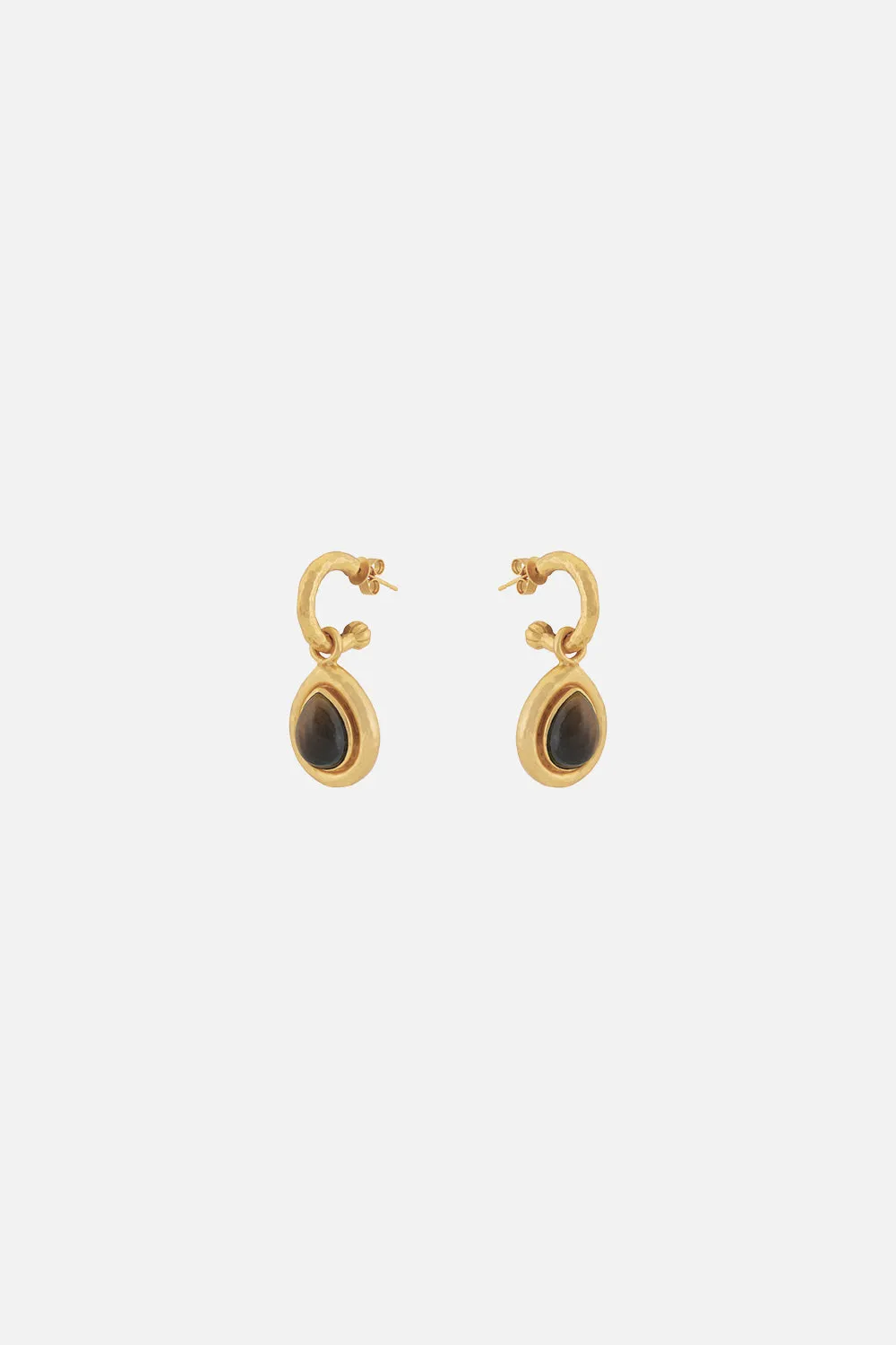 INES TIGER EYES EARRINGS MULTI