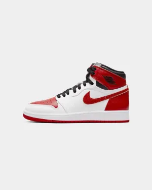 Jordan Kids' Air Jordan 1 Retro High OG (GS) "Heritage" White/University Red