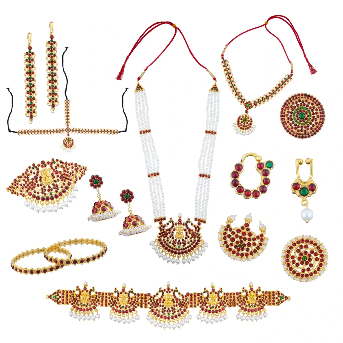 Kemp Dance Jewellery Set | Kemp Jewellery Set/ Bharatanatyam Jewellery Set for Bharatanatyam