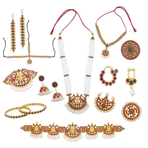 Kemp Dance Jewellery Set | Kemp Jewellery Set/ Bharatanatyam Jewellery Set for Bharatanatyam