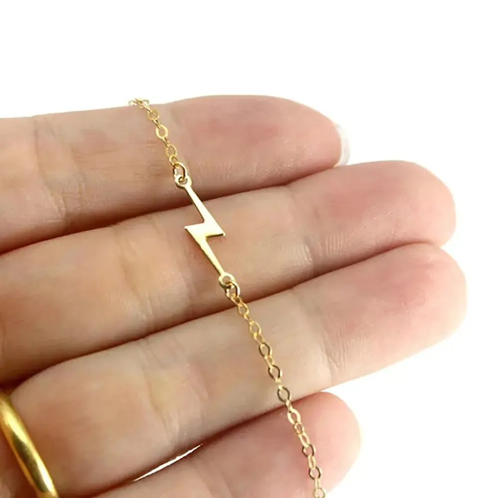 Kyerlyn Gold Lightning Bracelets