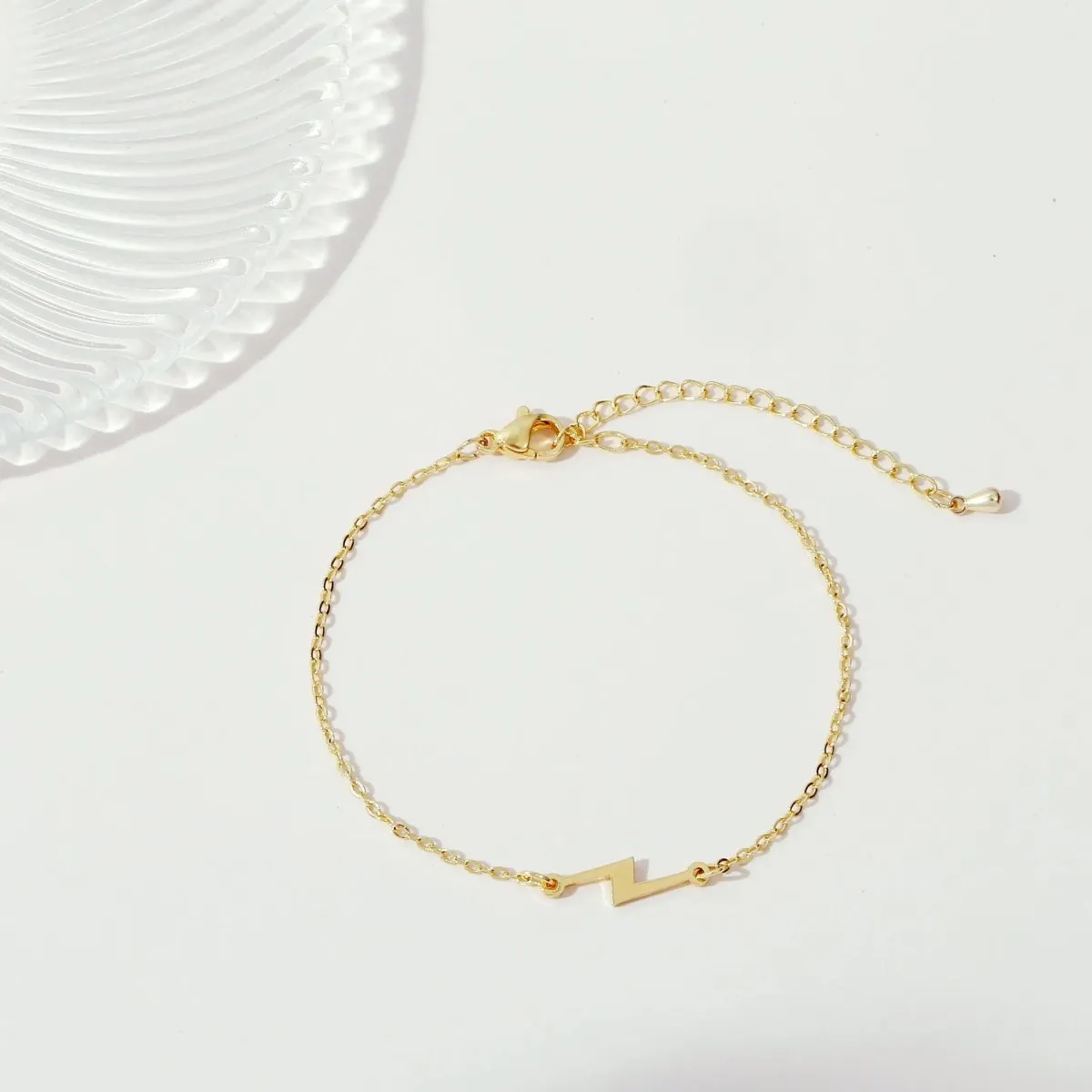 Kyerlyn Gold Lightning Bracelets