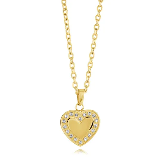 Kyla Heart Pendant | Italgem Steel