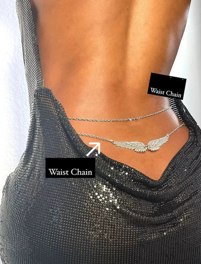 LA Angel Wings Body Chain
