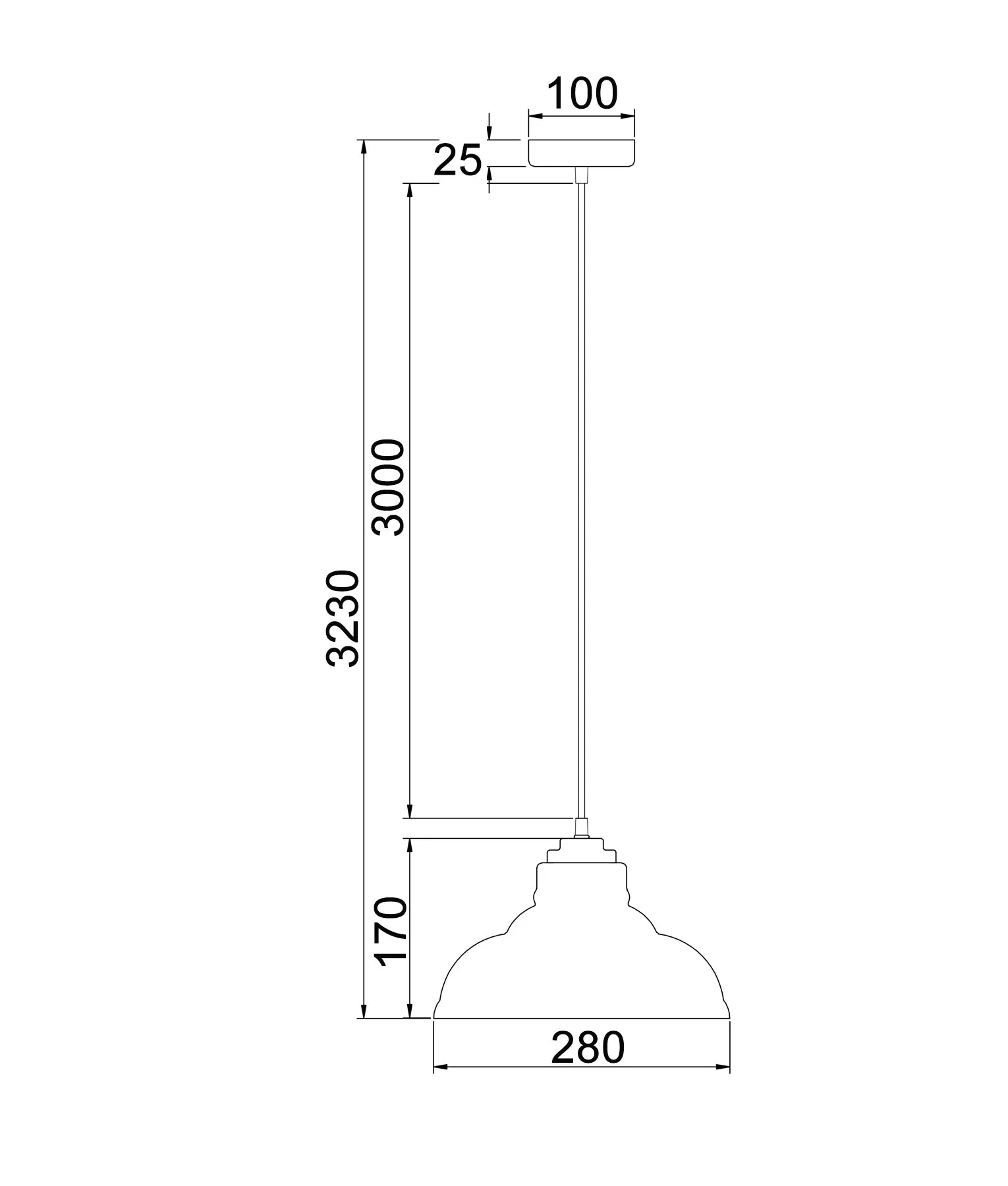 Lamina Dome Pendant Light Copper