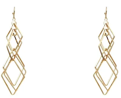 Layered Diamond Earring
