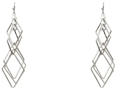Layered Diamond Earring