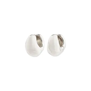 LIGHT chunky earrings silver-plated