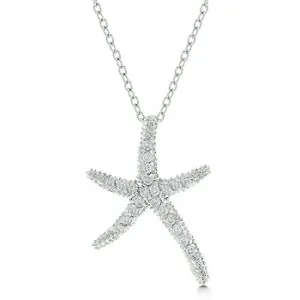 LOVCIA Elegant Starfish Pendant Necklace