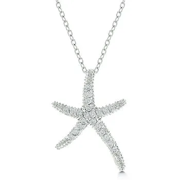 LOVCIA Elegant Starfish Pendant Necklace